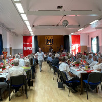 Festabend mit Dr. Ulrich Maly, Oberbürgermeister von Nürnberg von 2002 bis 2020 vor vollem Haus